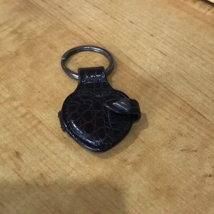 Brighton locket style leather keychain